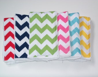 Burp Cloths in Chevrons. Baby Burp Cloths. Choose your Own Colors. Baby Spit Up Cleaning Cloths. Mom Shower Gift. New Mom Gift. Baby Rags