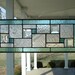 Stained Glass Panel Seafoam Green Window