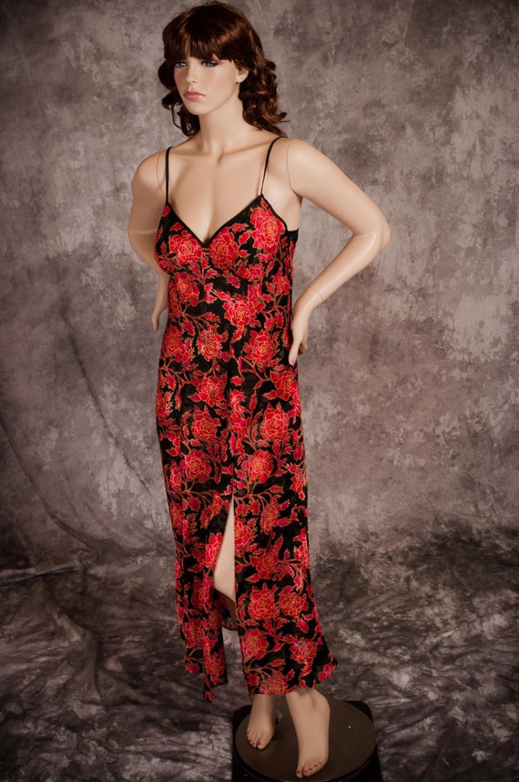 Vintage Victoria's Secret Nightgown Beautiful Red and