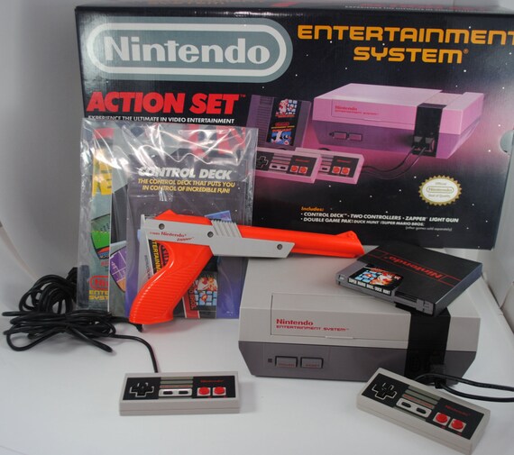 Nintendo Entertainment System NES Action Set Console with