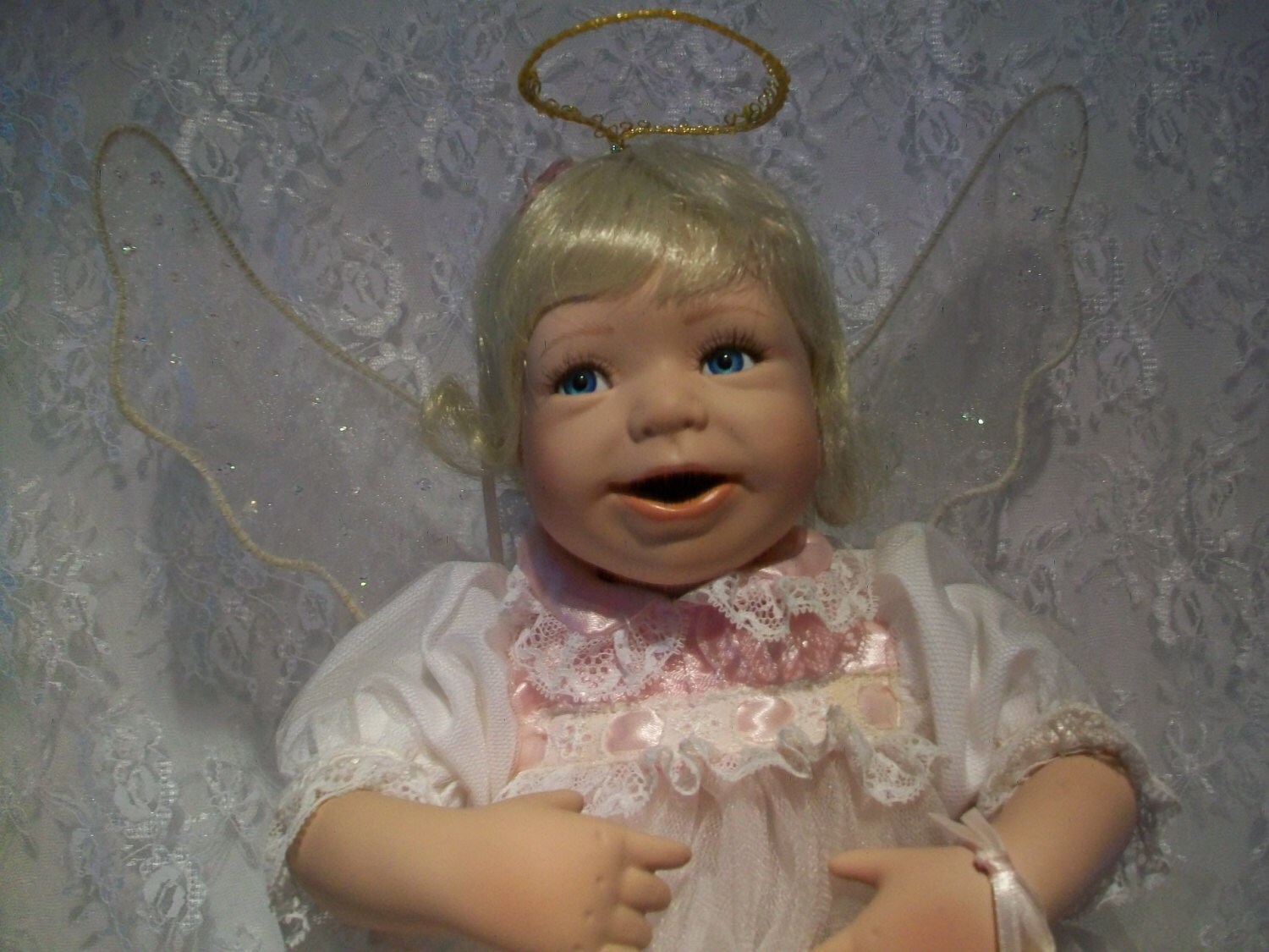 Ashton Drake Porcelain Angel Baby Doll 6 by THEPARISBOUTIQUE.