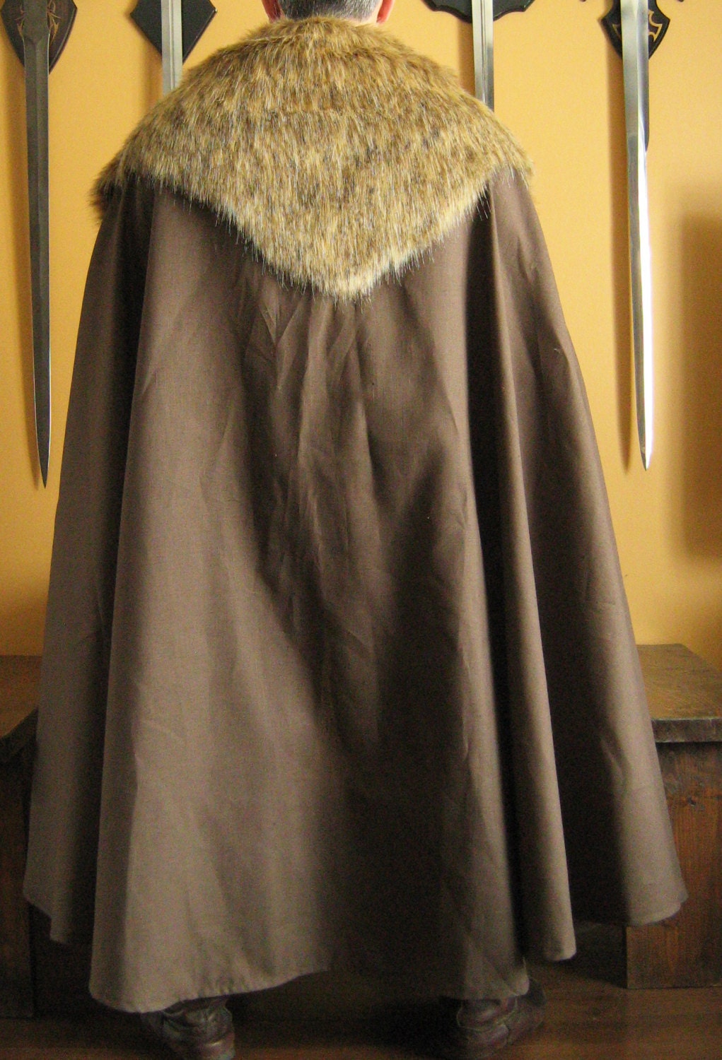 Medieval Celtic Viking Barbarian Style Cape by MorganasCollection