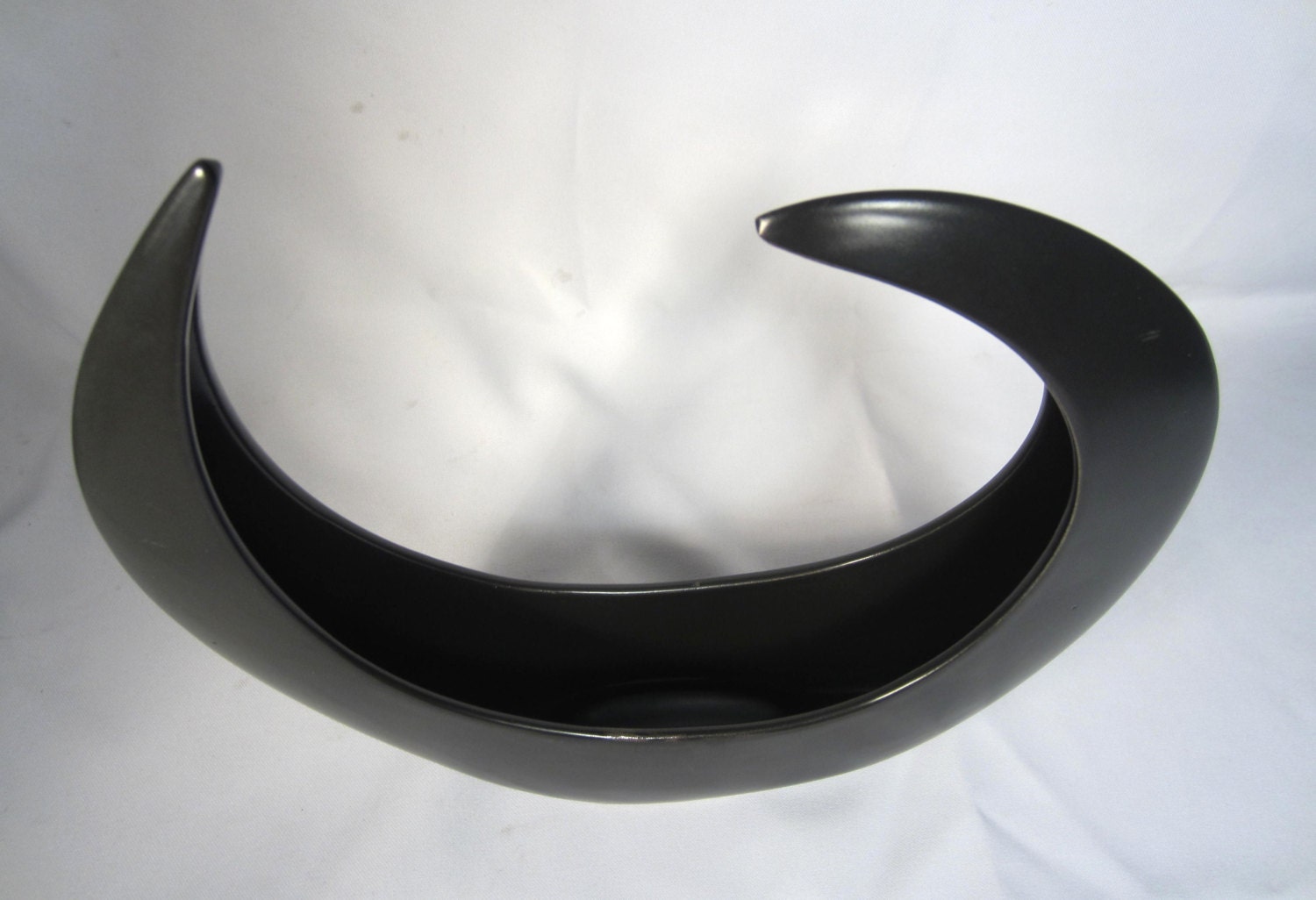 Japanese Ikebana Flower Vase Crescent Moon