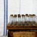 factory glass tubes - industrial urban farmhouse style centerpiece / vases