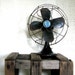 vintage black fan - emerson electric - modern farmhouse decor