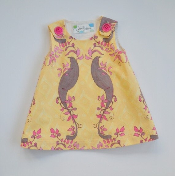 Baby jumper/dress toddler jumper/dress Tina Givens print