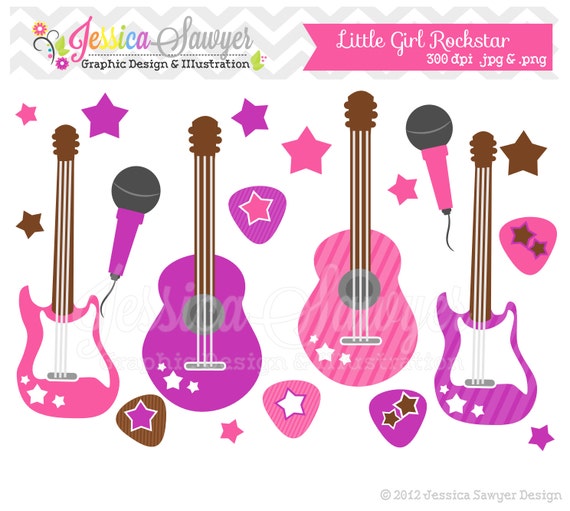 girl rockstar clipart - photo #44