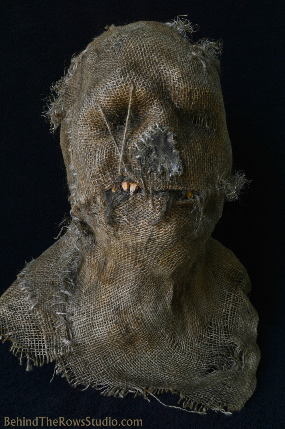 Scarecrow Burlap Mask Halloween Horror Psycho Killer