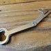 Hinged Skeleton Key, Vintage Folding Steel Key