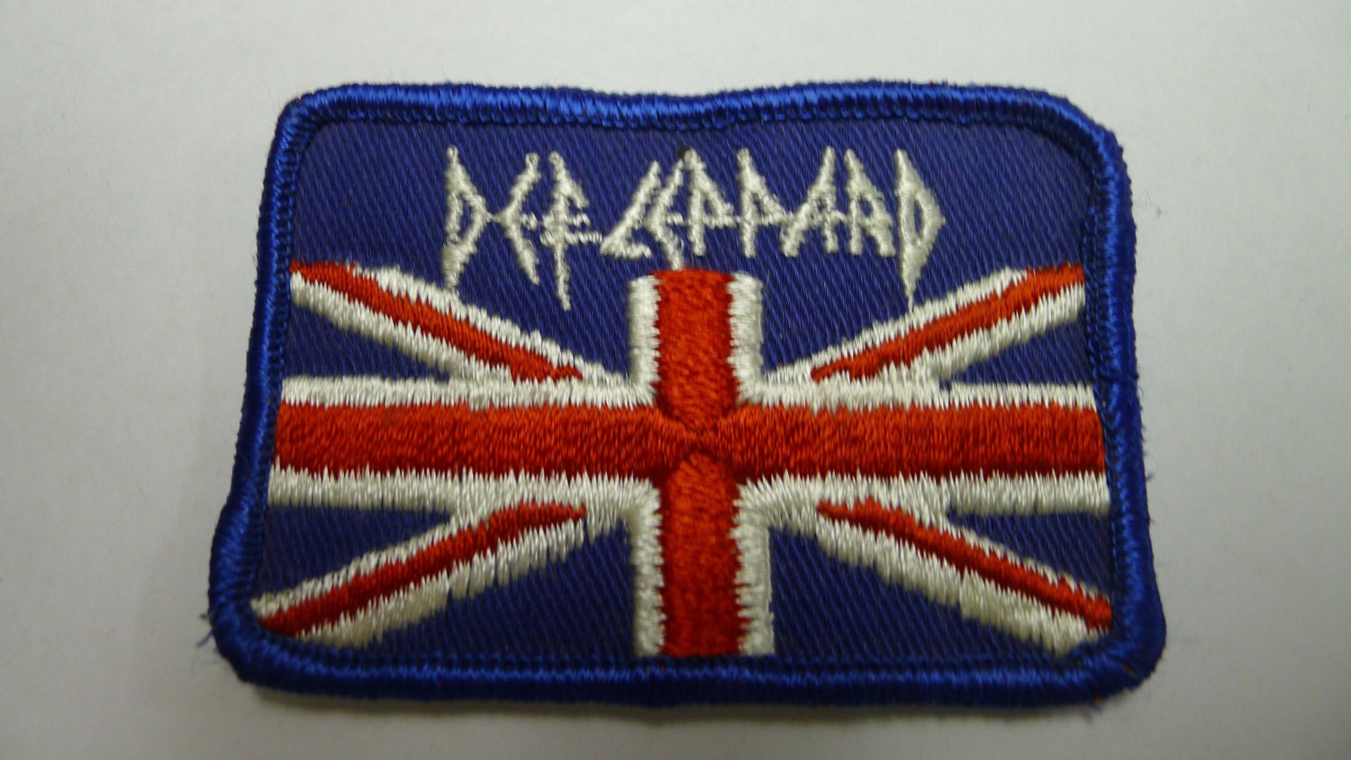 vintage 1980s DEF LEPPARD patch 2.5 metal band by JointCustodyDC