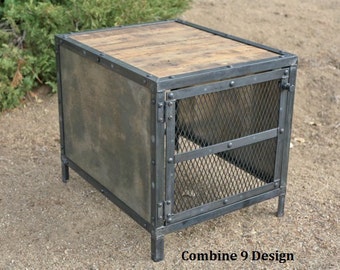 Subwoofer enclosure. Cover your ugly sub speaker. Vintage/Modern industrial design. Reclaimed wood. Entertainment center, stereo rack.