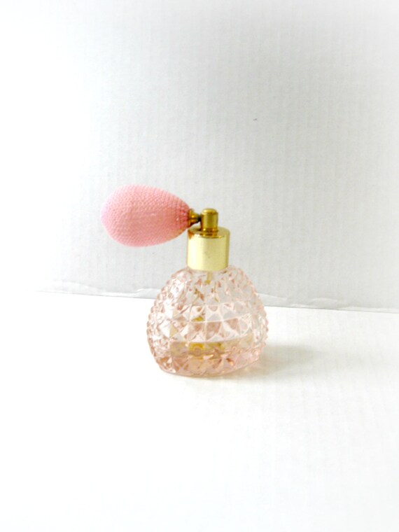Vintage Pink Perfume Bottle