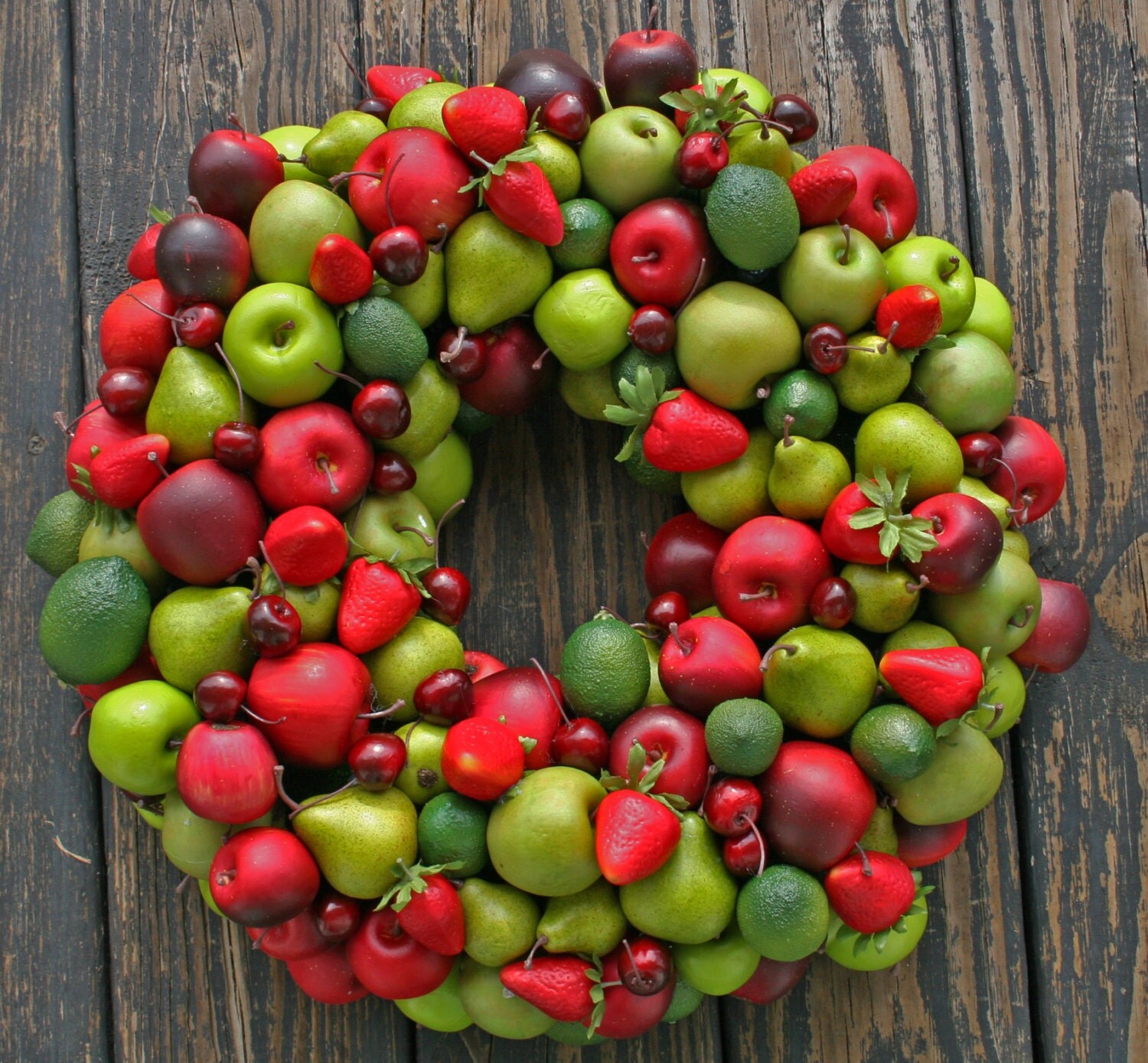 Fruit Wreath Artificial Miniature Fruit Wreath