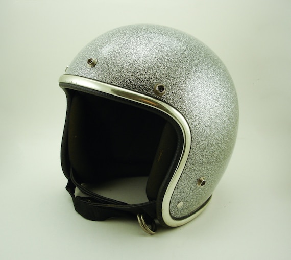 70s Arthur Fulmer Motorcycle Helmet Vintage 1970s AF 20 40