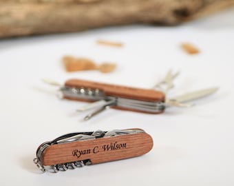 Engraved Pocket Knife, Personalized Groomsmen Gift, Ring Bearer Gift, Graduation Gift, Knife