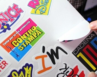 1 Sheet Suitcase Sticker - Deco Sticker - Masking Sticker - Diary Sticker - 13 styles can choose