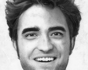 Robert Pattinson Portrait Limited Edition Print