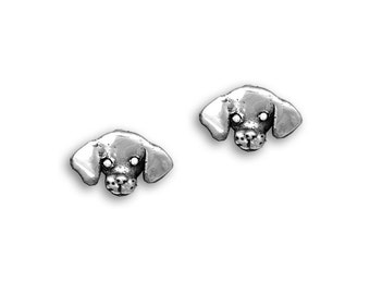Sterling Silver Beagle Post Earrings
