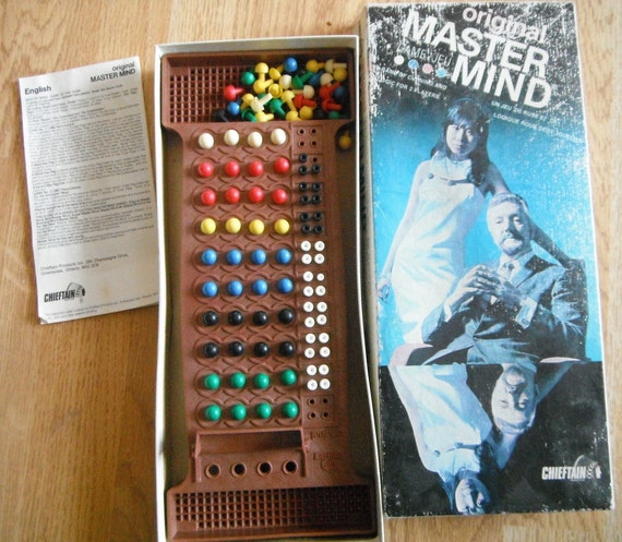 Mastermind Vintage 1972 Invicta Game Mid Century by GingerNIrie