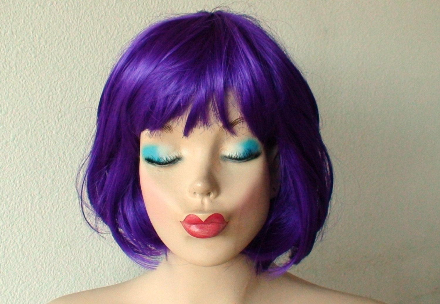 Purple Bob Wig Purple Bob Wig