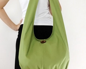 Handbags Canvas Bag Shoulder bag Sling bag Hobo bag Boho bag Messenger bag Tote bag Crossbody Purse Pea Green