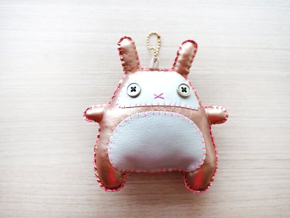 stuffed bunny keychain