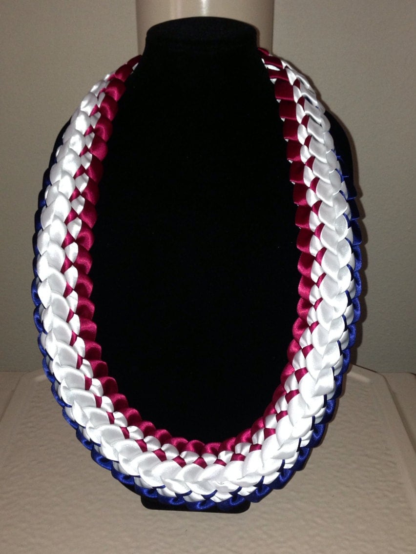 Custom Deluxe Double Braided Ribbon Leis You by SureSewCrafty