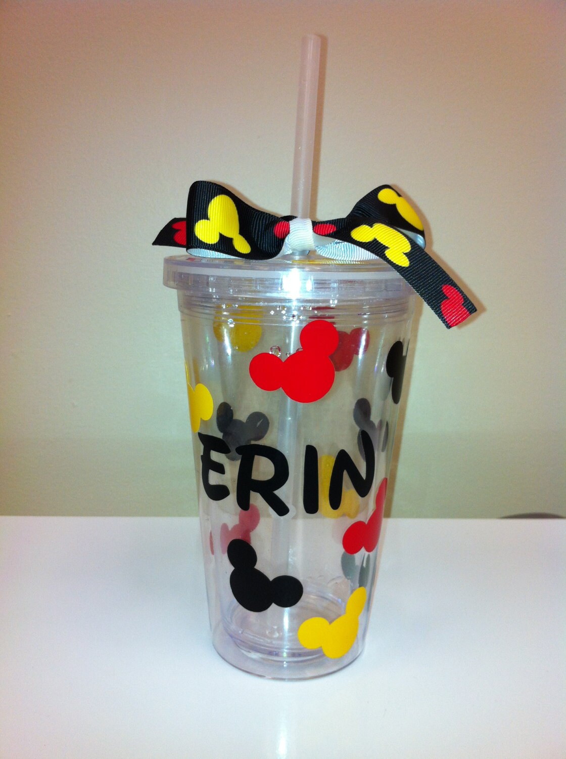 Personalized Disney Tumbler Cup Glass