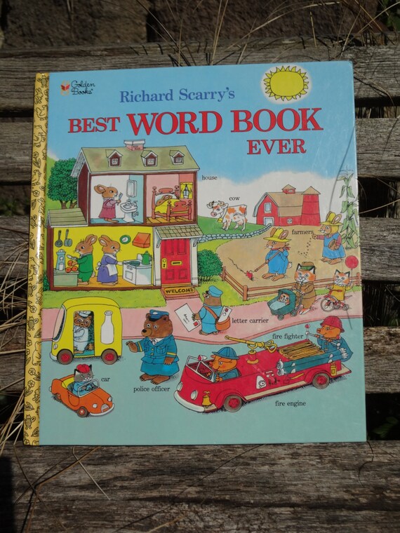 Richard Scarry's Best Word Book Ever 1991 Hardback