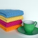 Crocheted wash cloth/ dish cloth set of 4