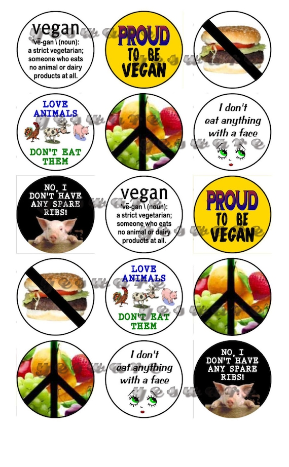 Vegan Vegetarian Diet slogans quotes Digital 1 Bottle by TimeWaves
