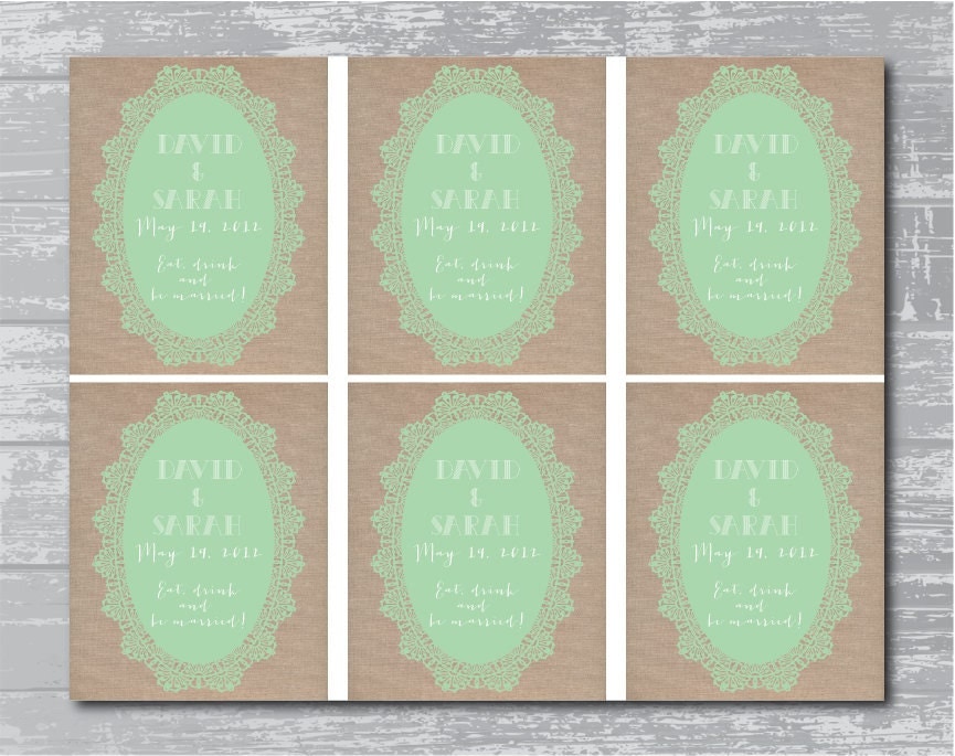 Free printable wine bottle labels wedding