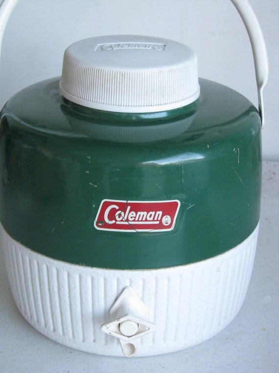 Vintage Coleman Steel belted water jug/cooler