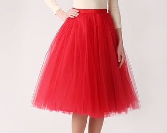 Red Tutu Skirt 15