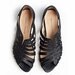 Gilly black flat sandals By Tamar Shalem