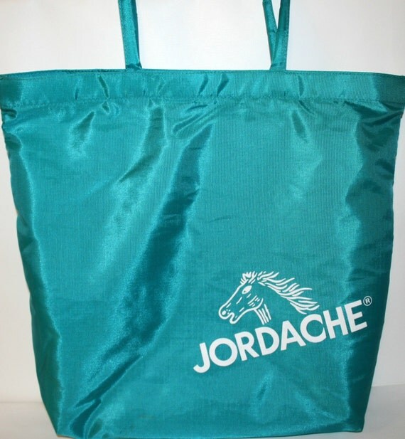 Jordache Teal Bag Large Gym Bag Over the Shoulder Bag Vintage