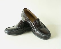 Mens Vintage Oxblood Penny Loafers Size 10 Wide ...