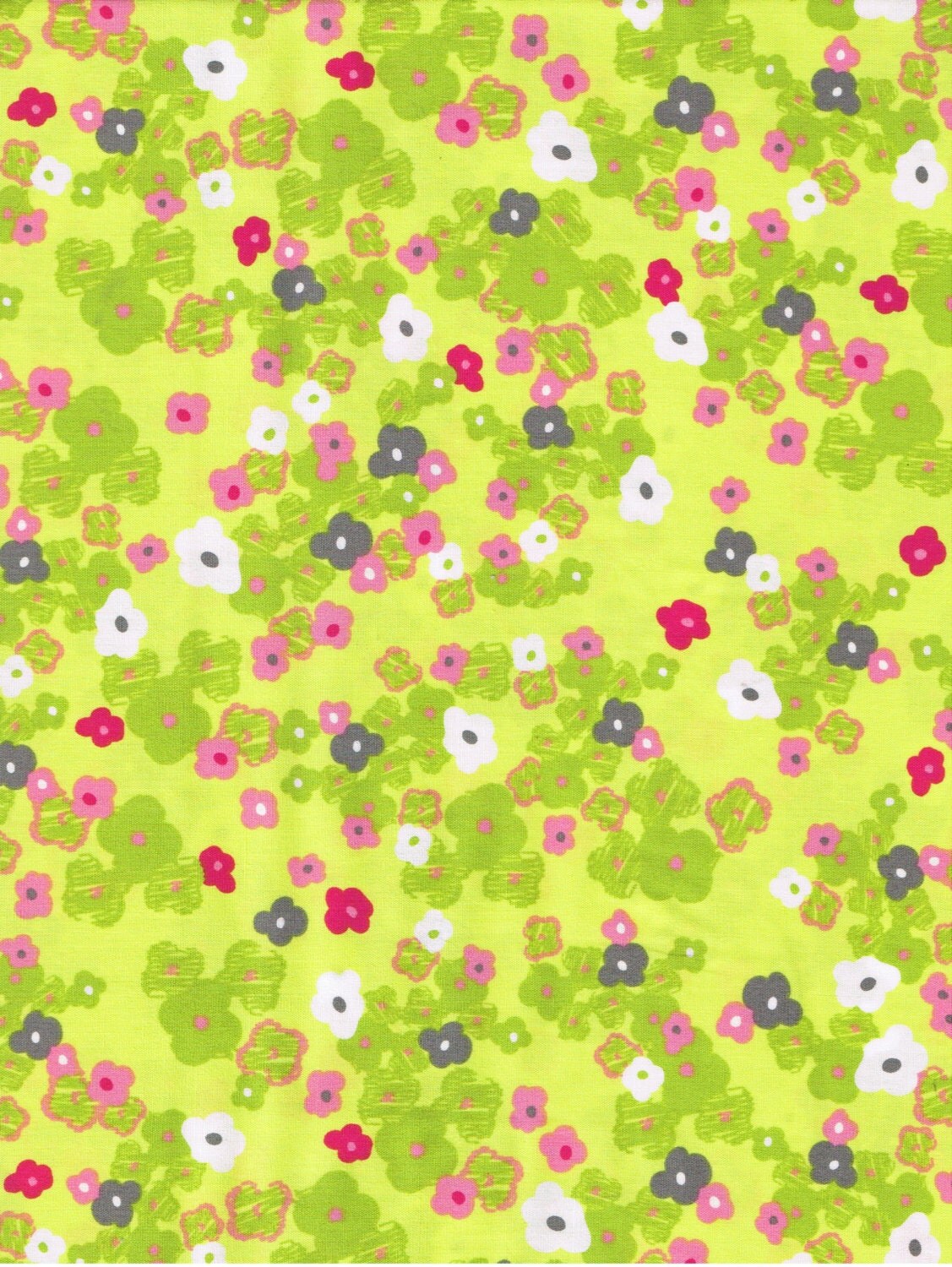 Sale Lime Green Quilt Fabric by Art Gallery 1 yard from Suzyqfabrics on