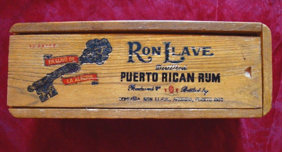 Vintage Ron Llave Dominoes Complete Set Puerto Rican Rum