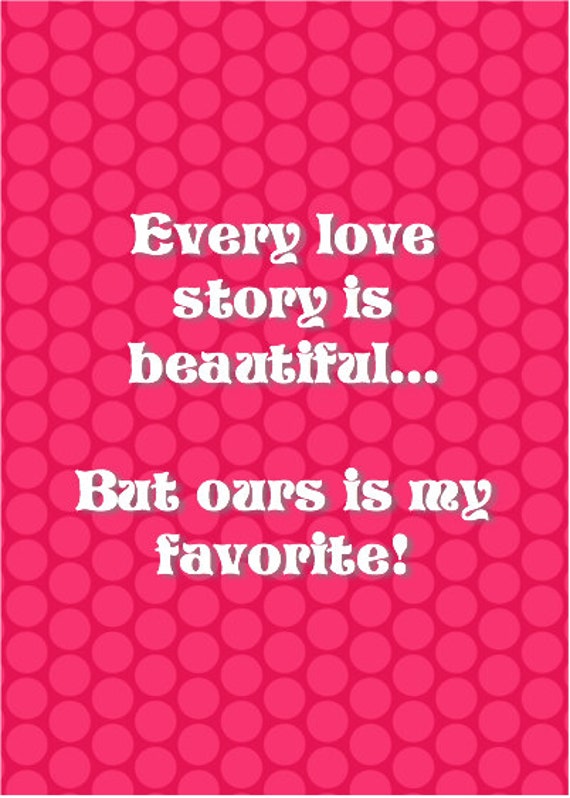 Valentine's Day Print - Valentine Art - Valentine Gift - Love Print - Every Love Story Is Beautiful Printable - 8x10 Printable Il_570xn