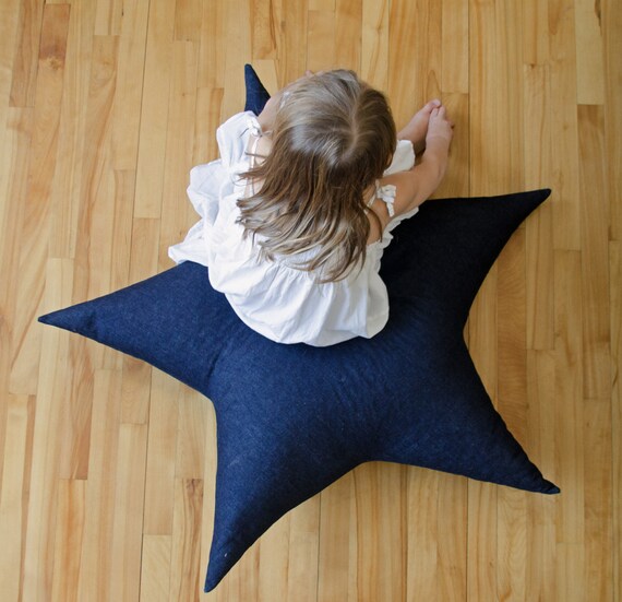 Items similar to Floor cushion star shaped on Etsy