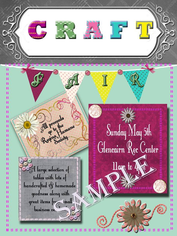 Customizable & Printable Craft Fair Flyer/Poster You Print
