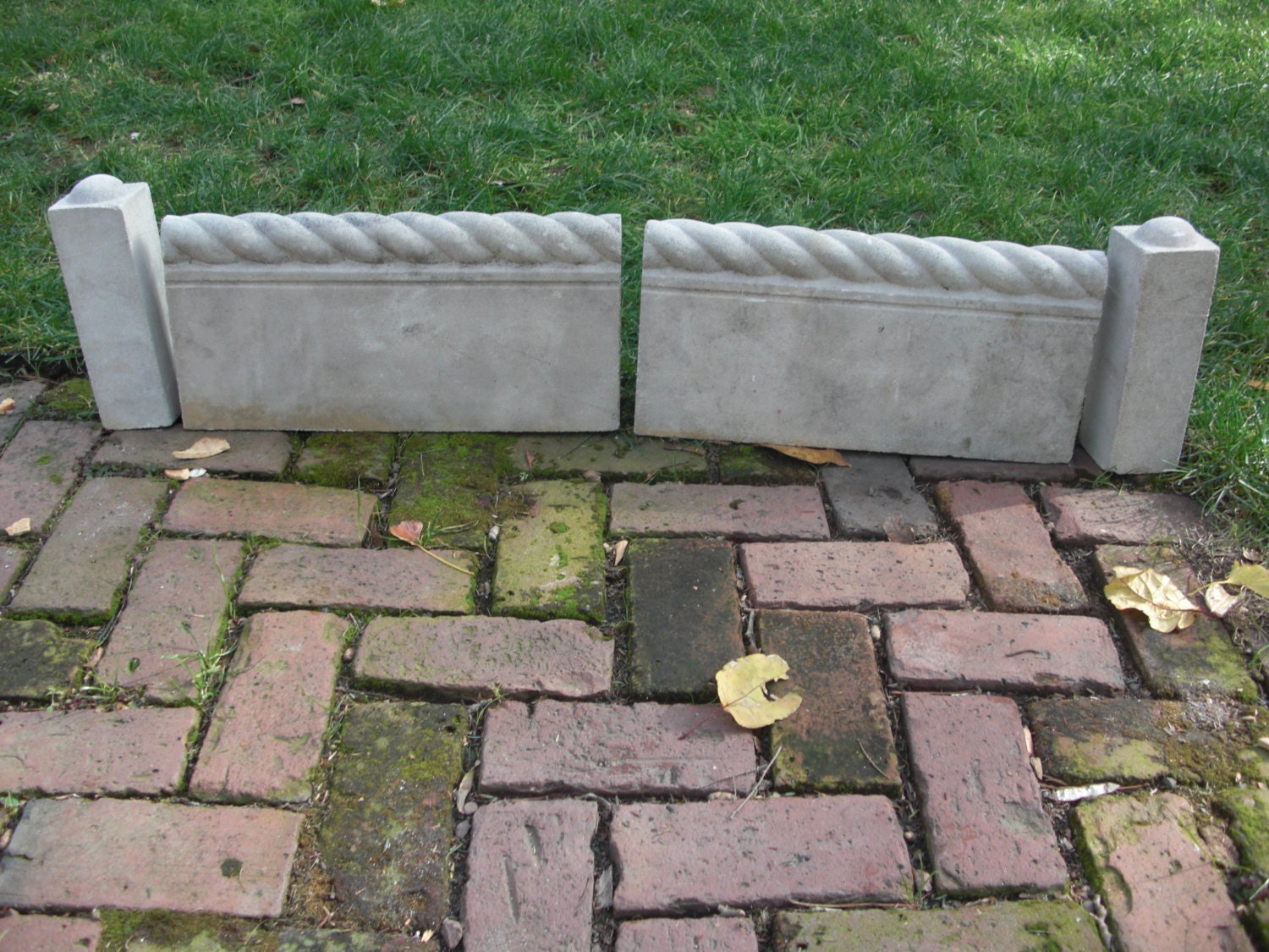 Garden Limestone Edging Border Framing Design Elements