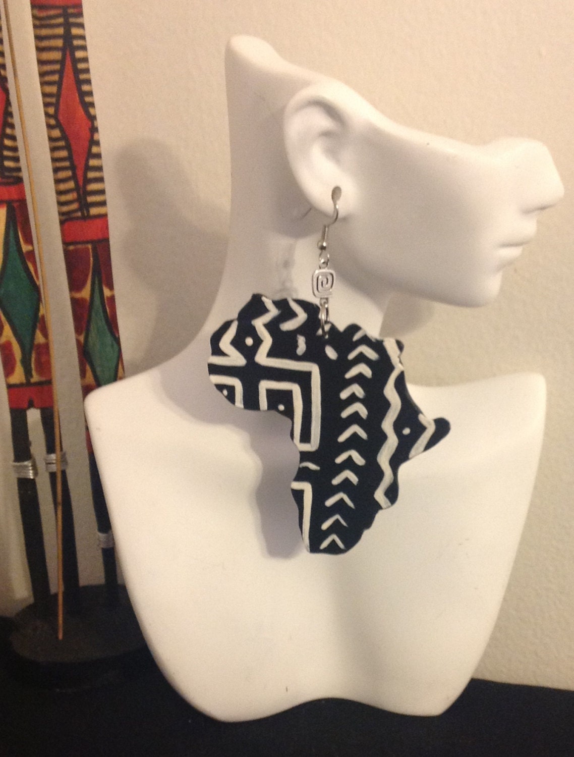 Africa Mudcloth Earrings