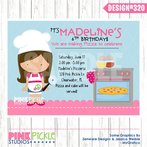 Pizza Making Party Invitation 8