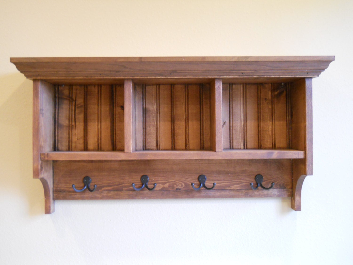 Cubby ShelfMud room shelf Wood Cubby Cubby Storage Cubby