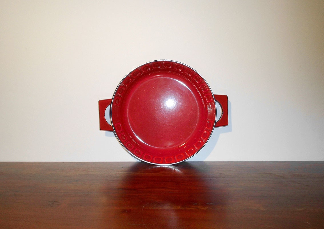 Vintage Small Fry Pan / Enamel Cookware Silit West Germany Haute Juice