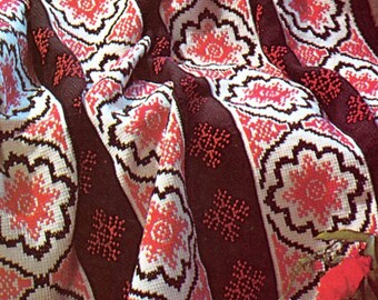 Crochet Afghan Pattern Blanket The Nancy Afghan Crochet