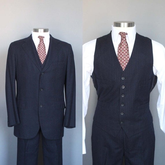 Vintage Pinstripe Suit 3