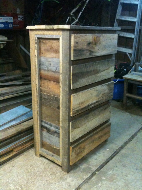 Barnwood Upright Dresser by ReBarnCHF on Etsy